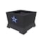 Blue Sky Outdoor Living Dallas Cowboys 22'' NFL Square Peak Patio Smokeless Fire Pit Medallion Series SFP22SQ-COWBOYS - alternate 5